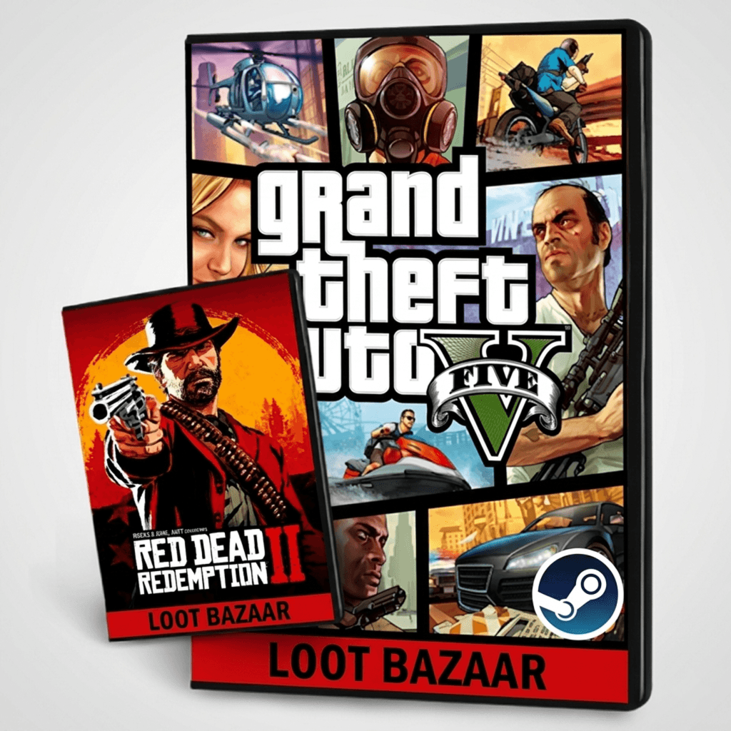 gta 5-cover GTA 5 – Online + RDR 2 – Online | Combo | Steam Account - Image 1