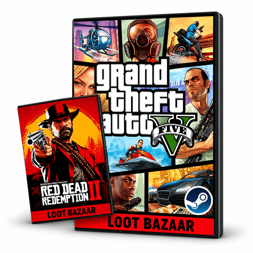 gta 5-cover GTA 5 – Online + RDR 2 – Online | Combo | Steam Account - Image 1